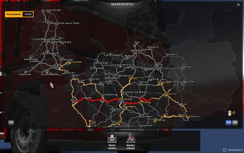 Rozsáhlé silnici a mapy jsou ještě obohacené v datadisku.
