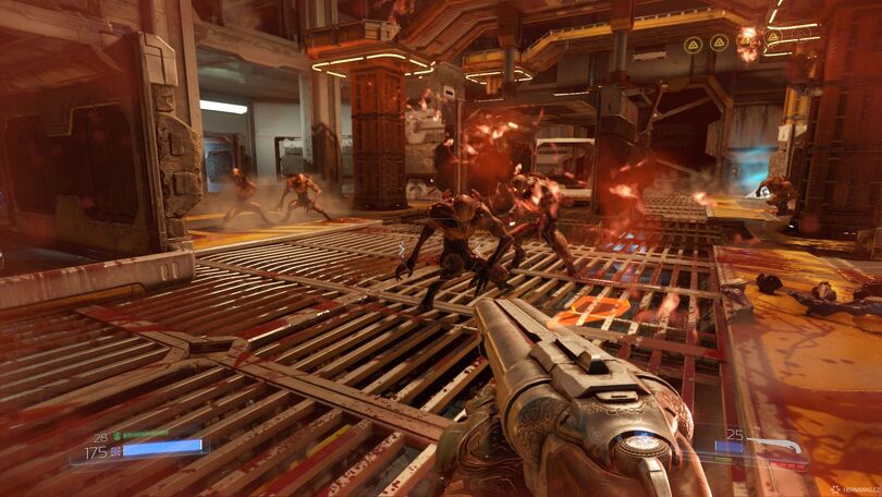 V DOOMu jen zřídka nestojíte proti znatelné přesile nepřátel.