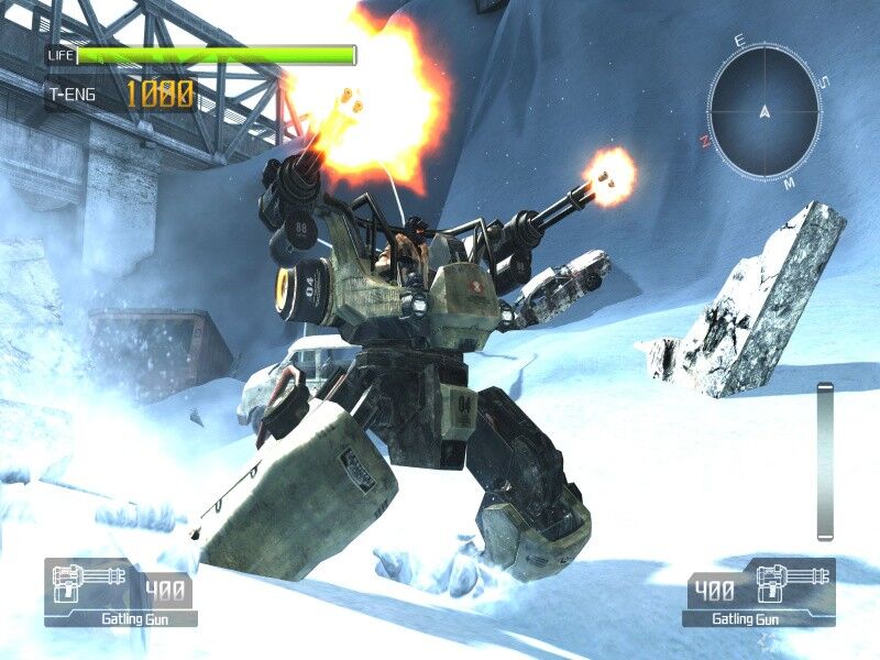 Lost Planet-Bojový mech v akci