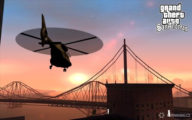 GTA San Andreas – i vrtulník můžete pilotovat