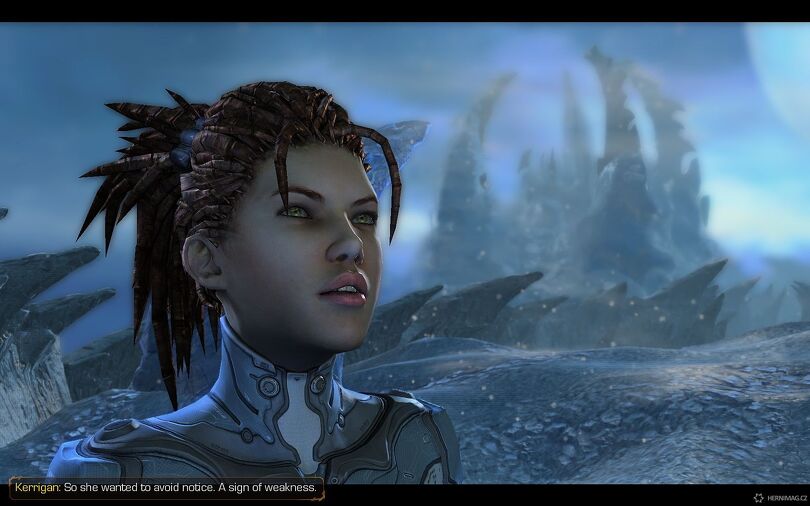 Hlavní postava Heart of Swarm – Sarah Kerrigan