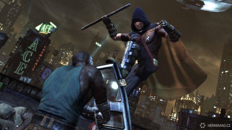 DLC do Arkham City přidalo postavu Robina do speciálních arén
