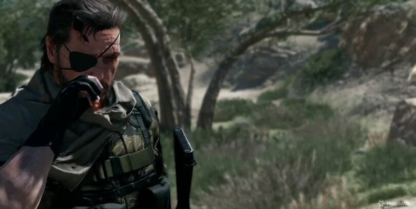Snake s nepostradatelnou cigaretou