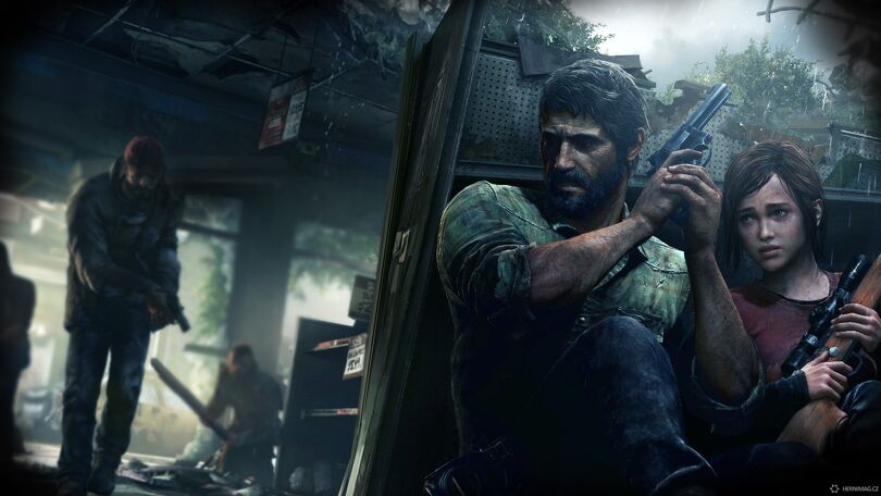 Dvojice hlavních protagonistů z The Last of Us