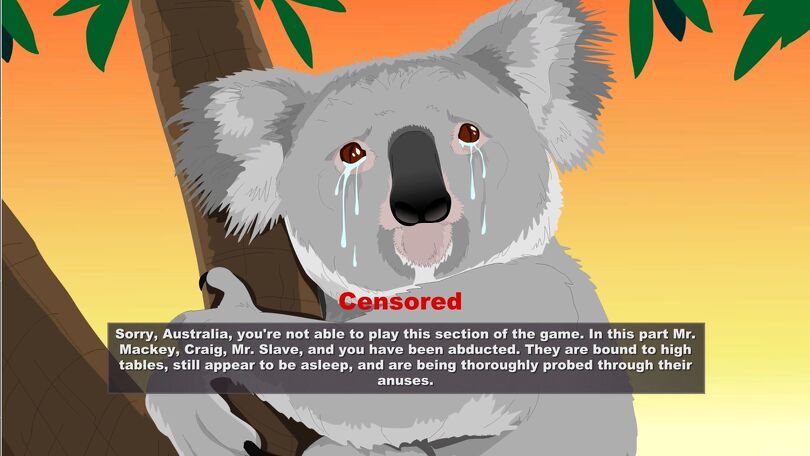 Tento obrázek nahradil v australské verzi South Park: The Stick of Truth scénku s análními sondami.